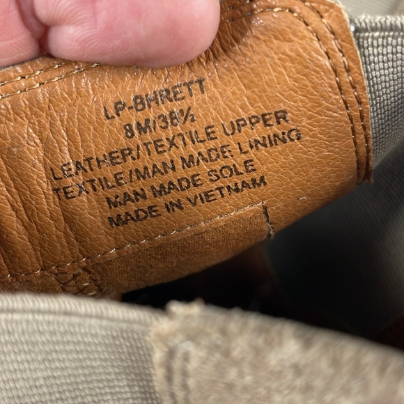 Lucky Brand Suede Chunky Lug Sole Chelsea Boot - Picture 9 of 10